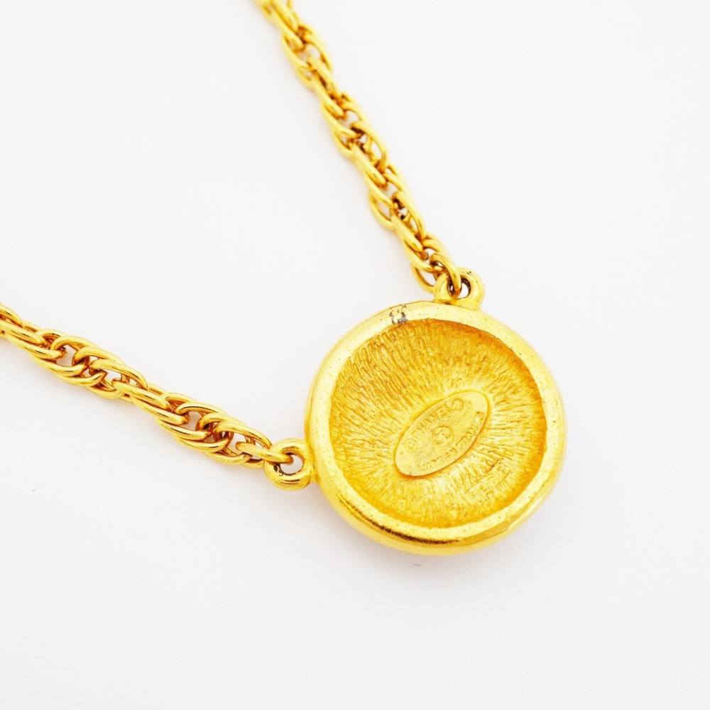 CHANEL Gold Logo Necklace - Picture 2 of 6